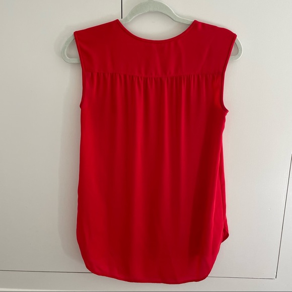 J Crew Red Blouse - Picture 3 of 8